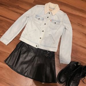 Levi's Orange Tab Sherpa Trucker Jacket XS